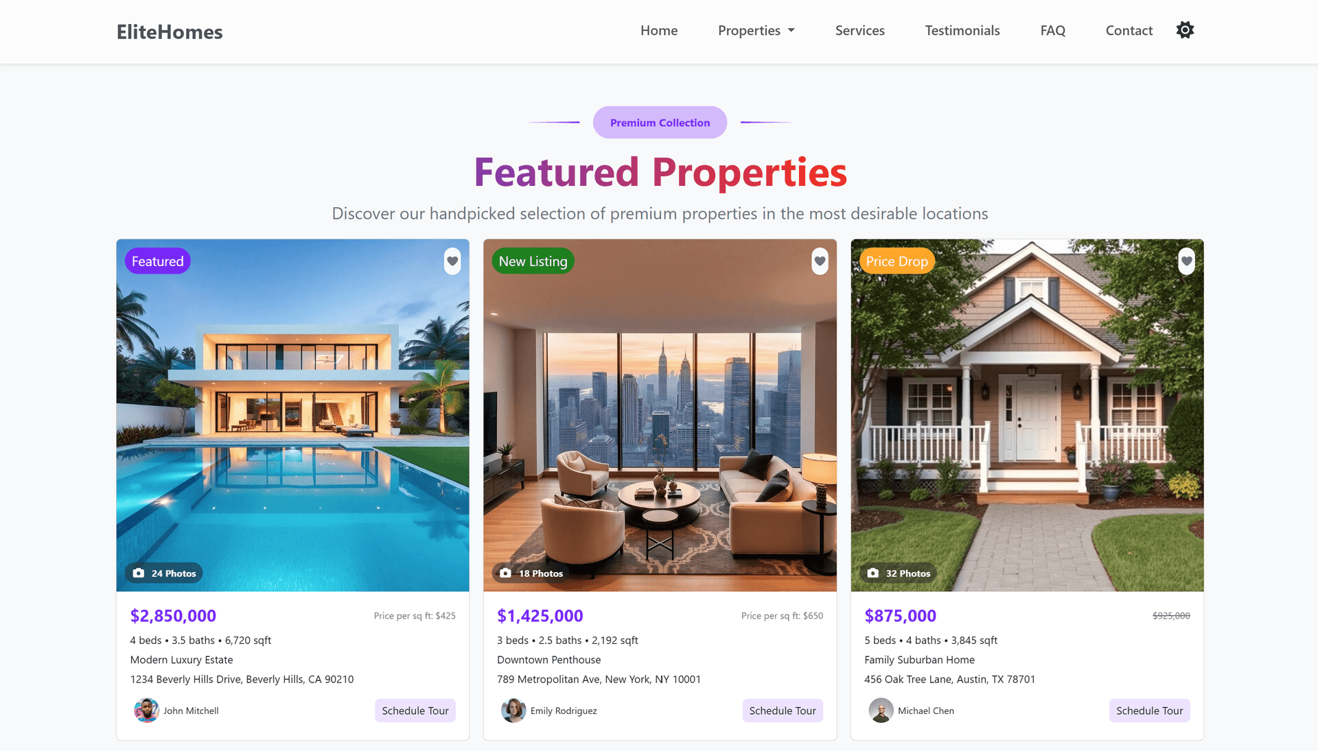 Real Estate Website