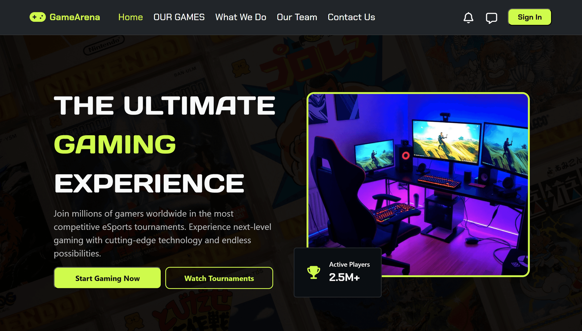 Games Website